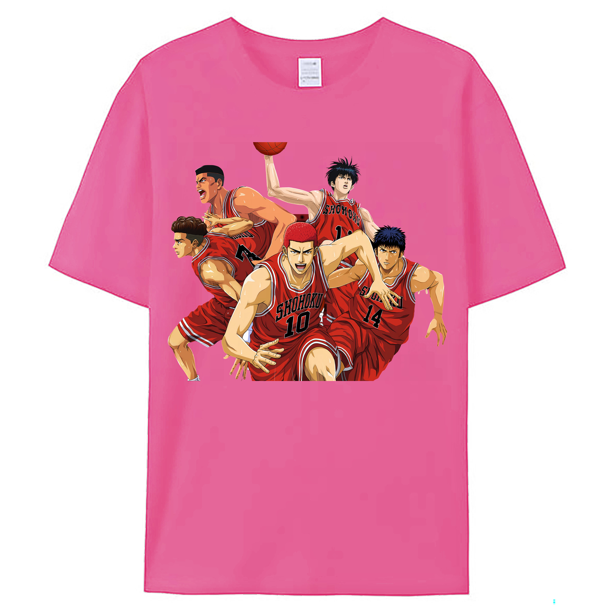 （画像用） SLAM DUNK／スラムダンク レディースカジュアルプリントTシャツ（綿100％）